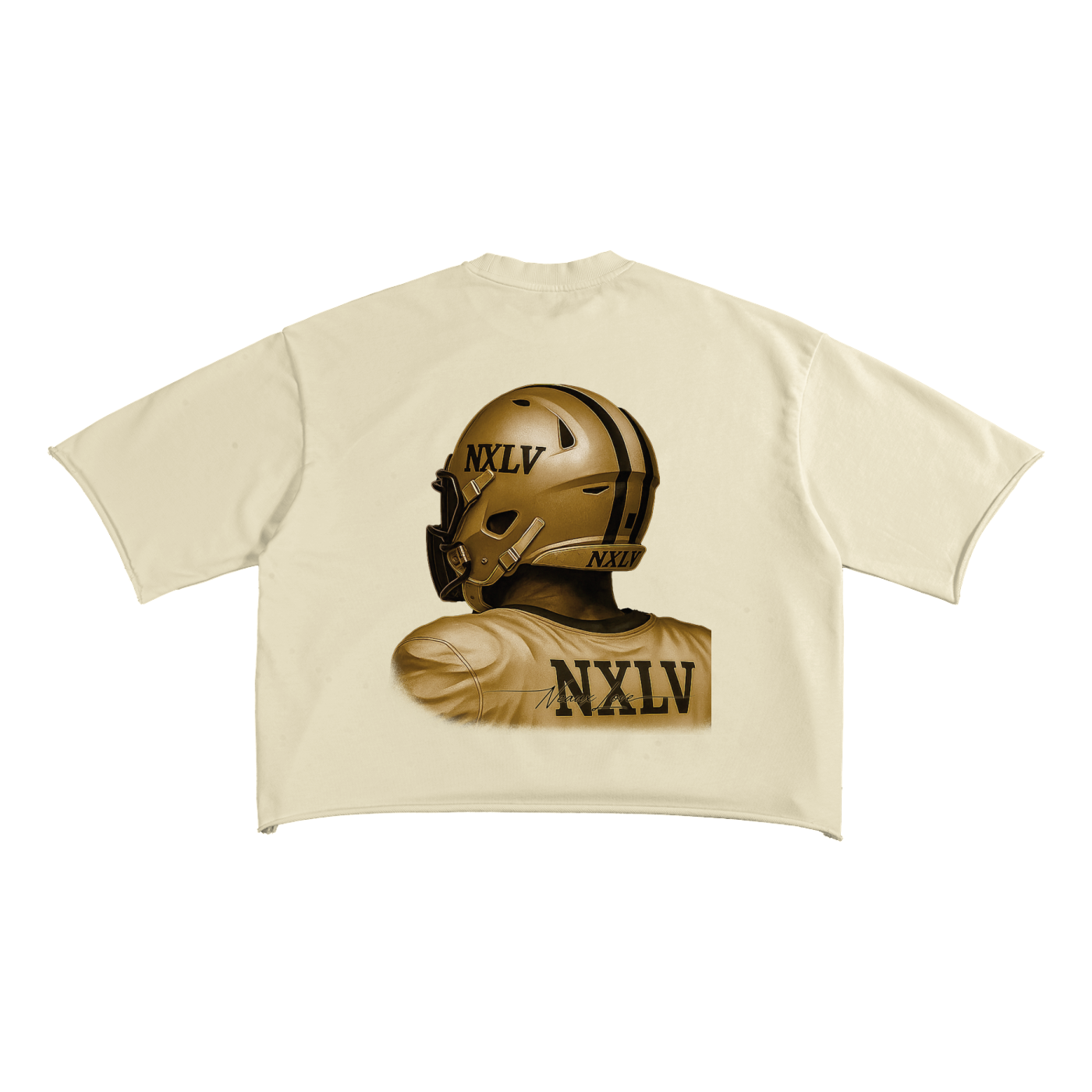 French Terry Raw Edge T-Shirt