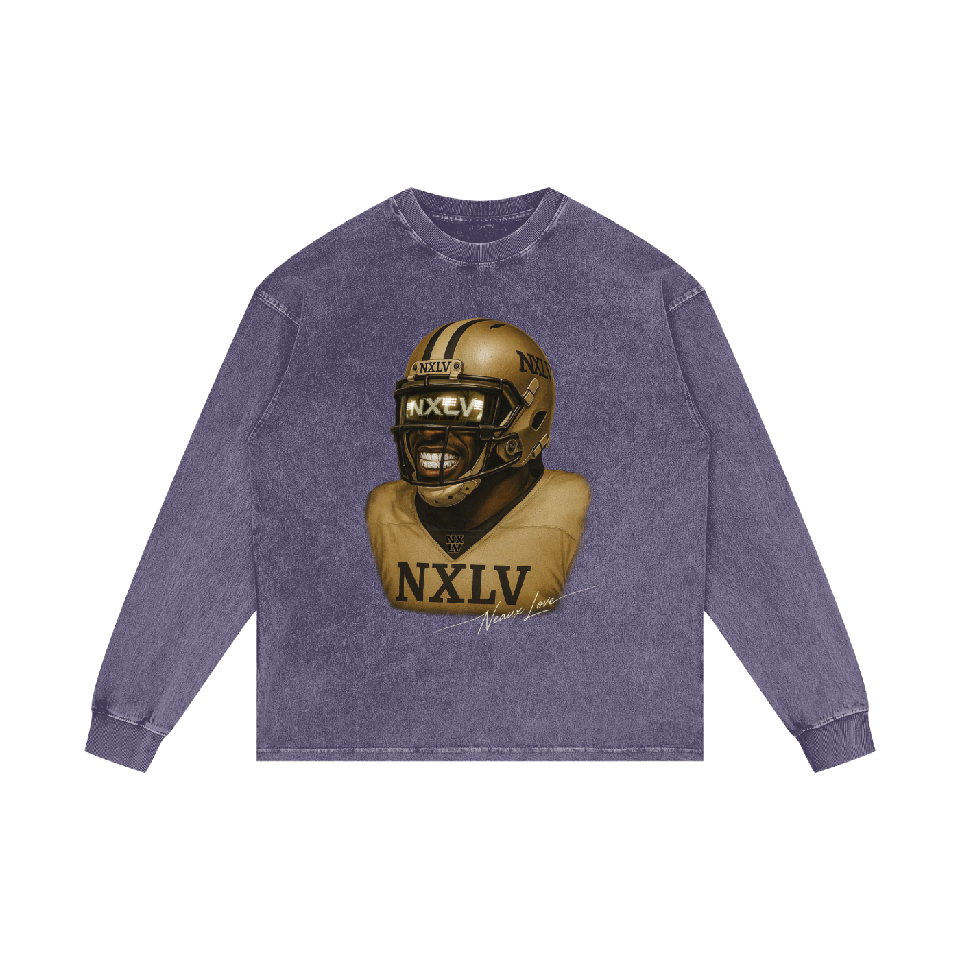 Acid Wash Oversize Long Sleeve T-Shirt