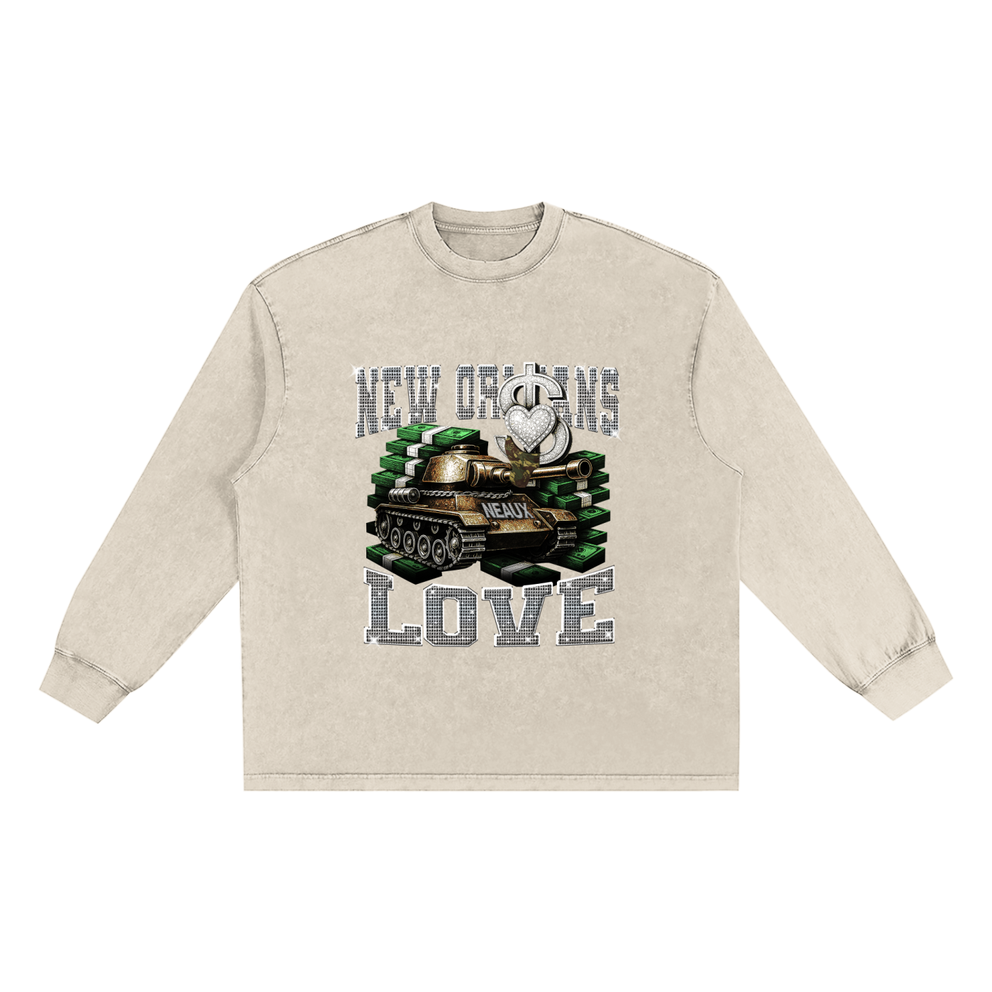 ⚜️ New Orleans Love “Battle Tank” Long Sleeve