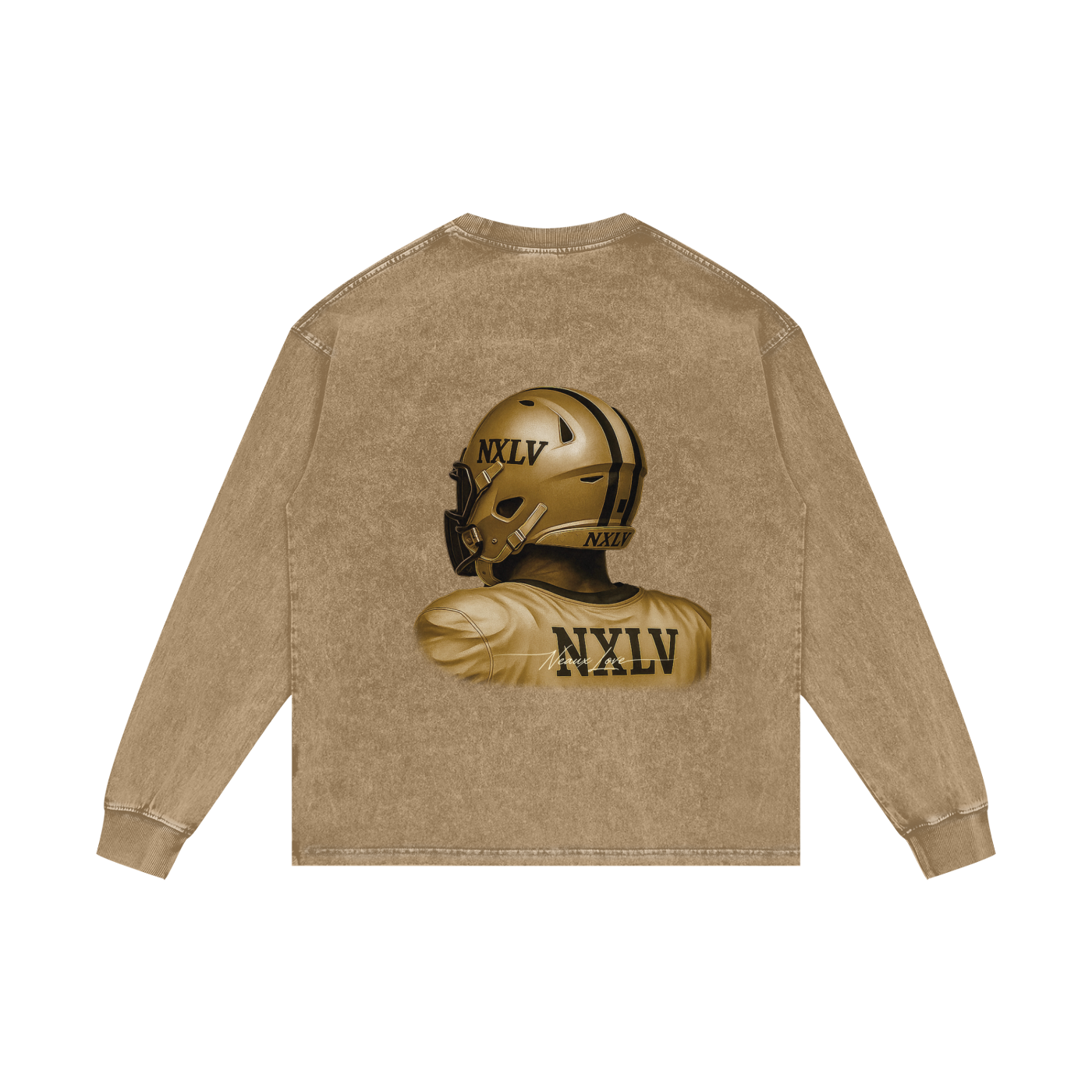 Acid Wash Oversize Long Sleeve T-Shirt