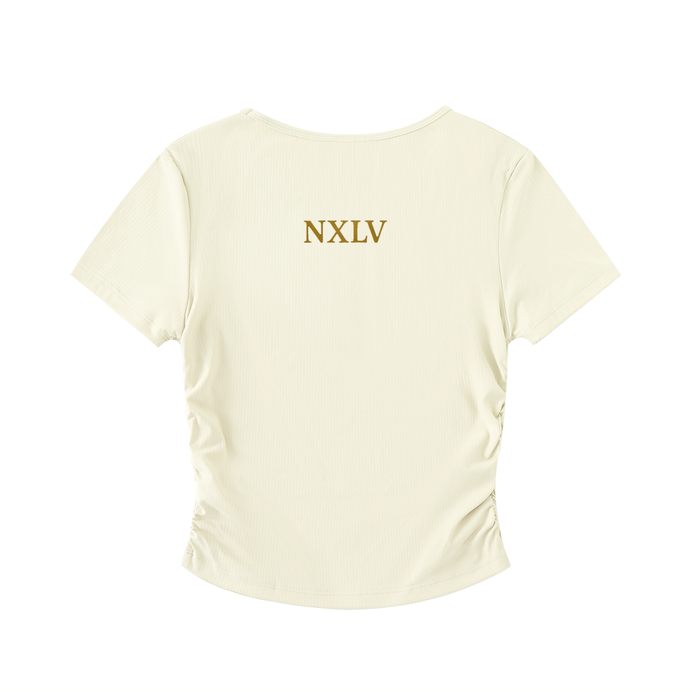 Ruched Bodycon Crop Top