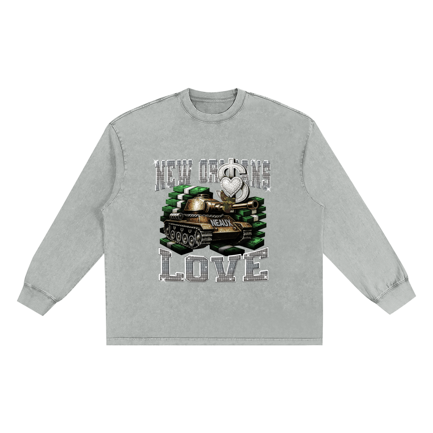 ⚜️ New Orleans Love “Battle Tank” Long Sleeve