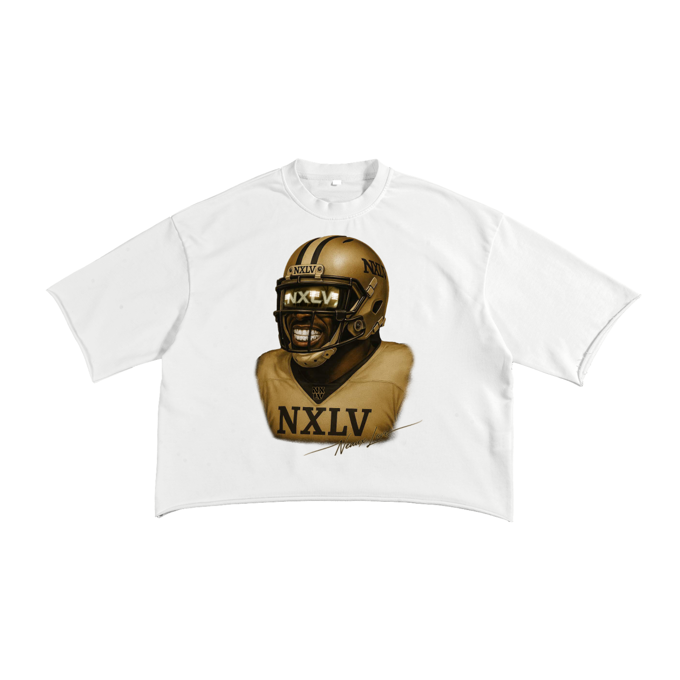 French Terry Raw Edge T-Shirt