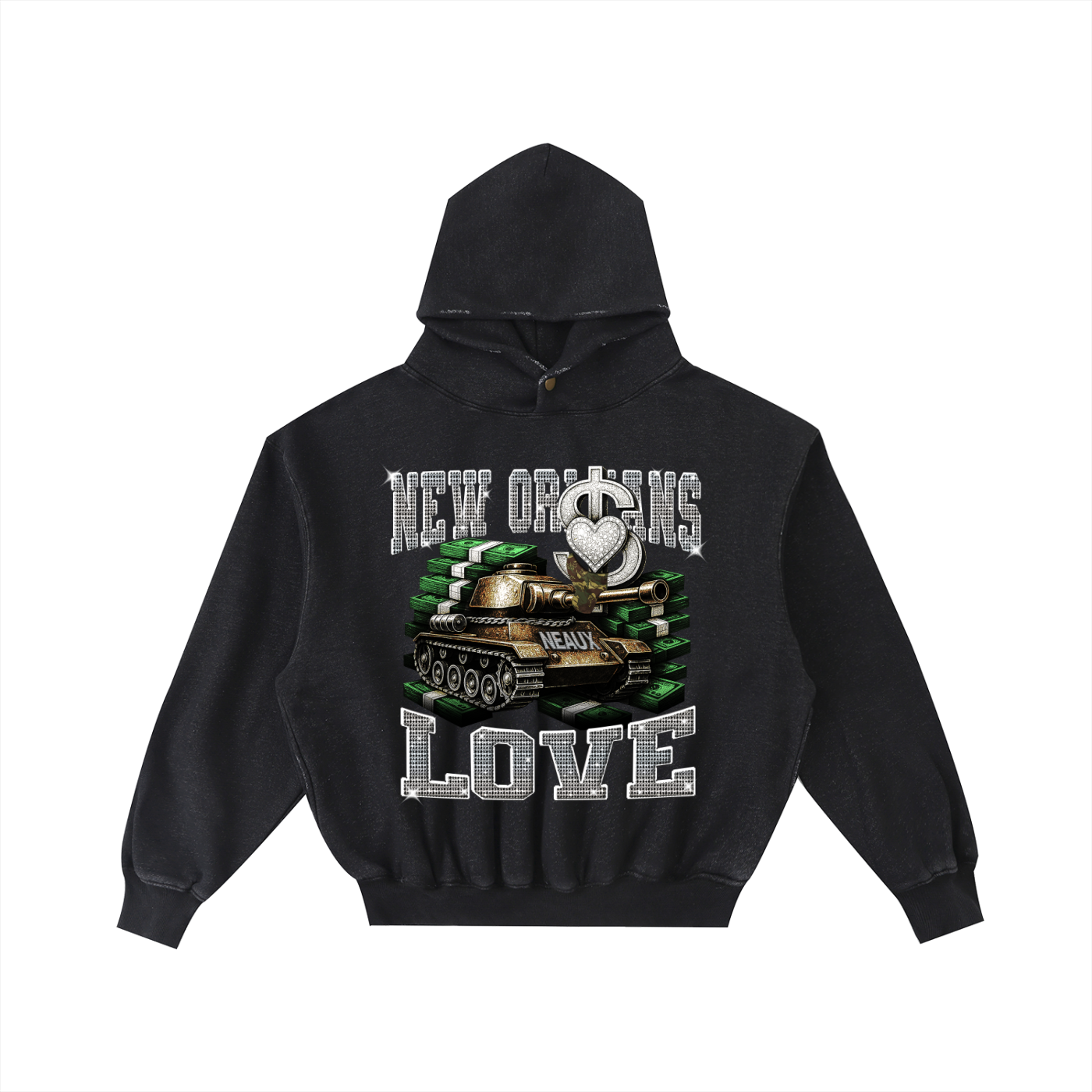 ⚜️ New Orleans Love “Battle Tank” Hoodie
