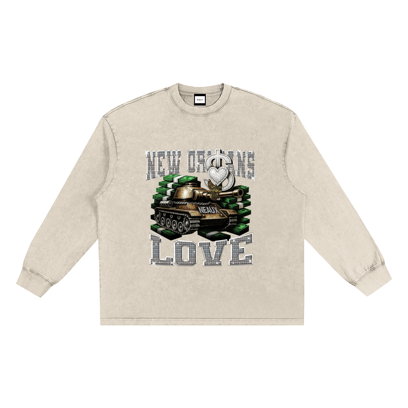 ⚜️ New Orleans Love “Battle Tank” Long Sleeve