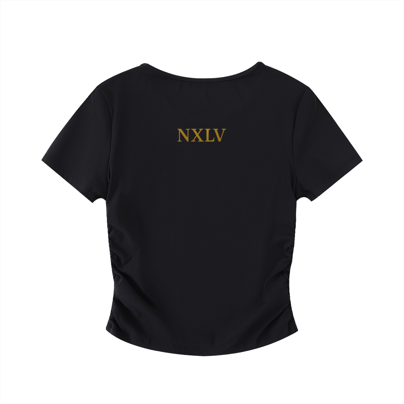 Ruched Bodycon Crop Top