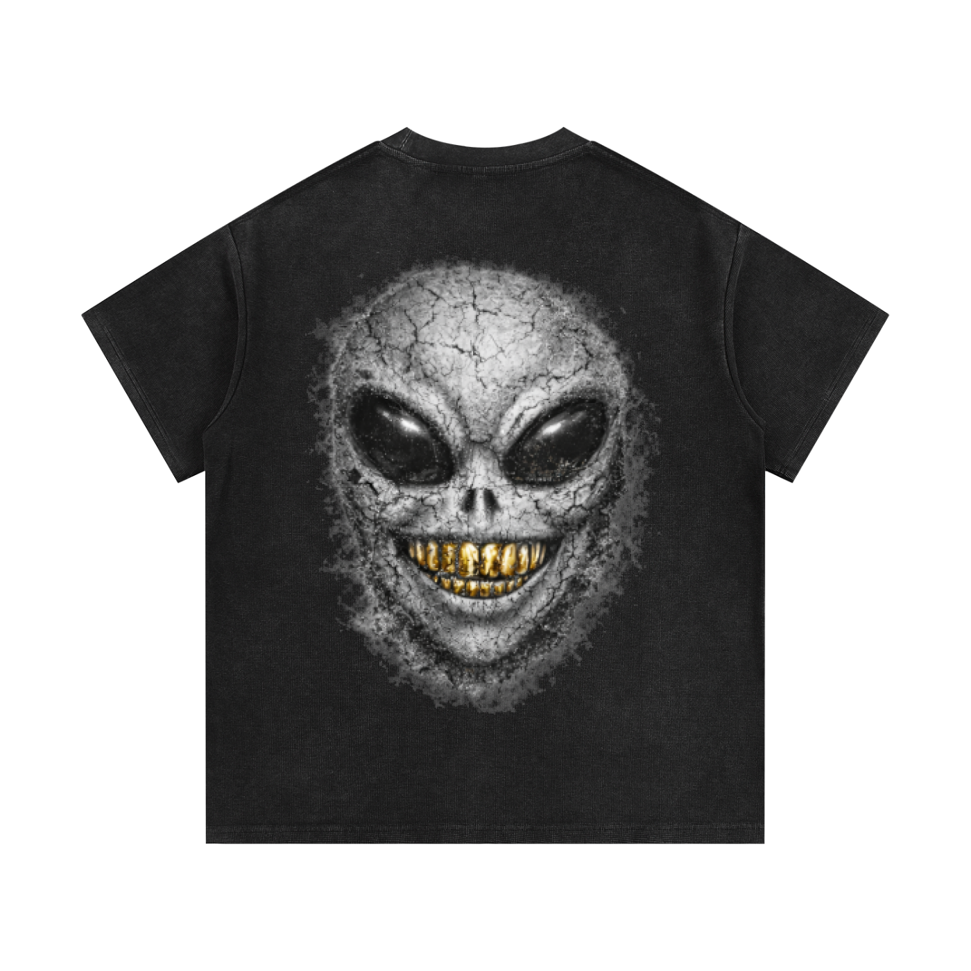 Mineral Wash Waffle Knit T-Shirt