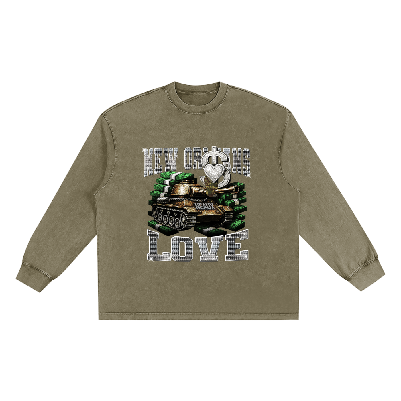⚜️ New Orleans Love “Battle Tank” Long Sleeve