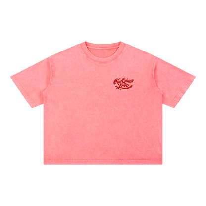 Mineral Wash Boxy Cotton T-Shirt