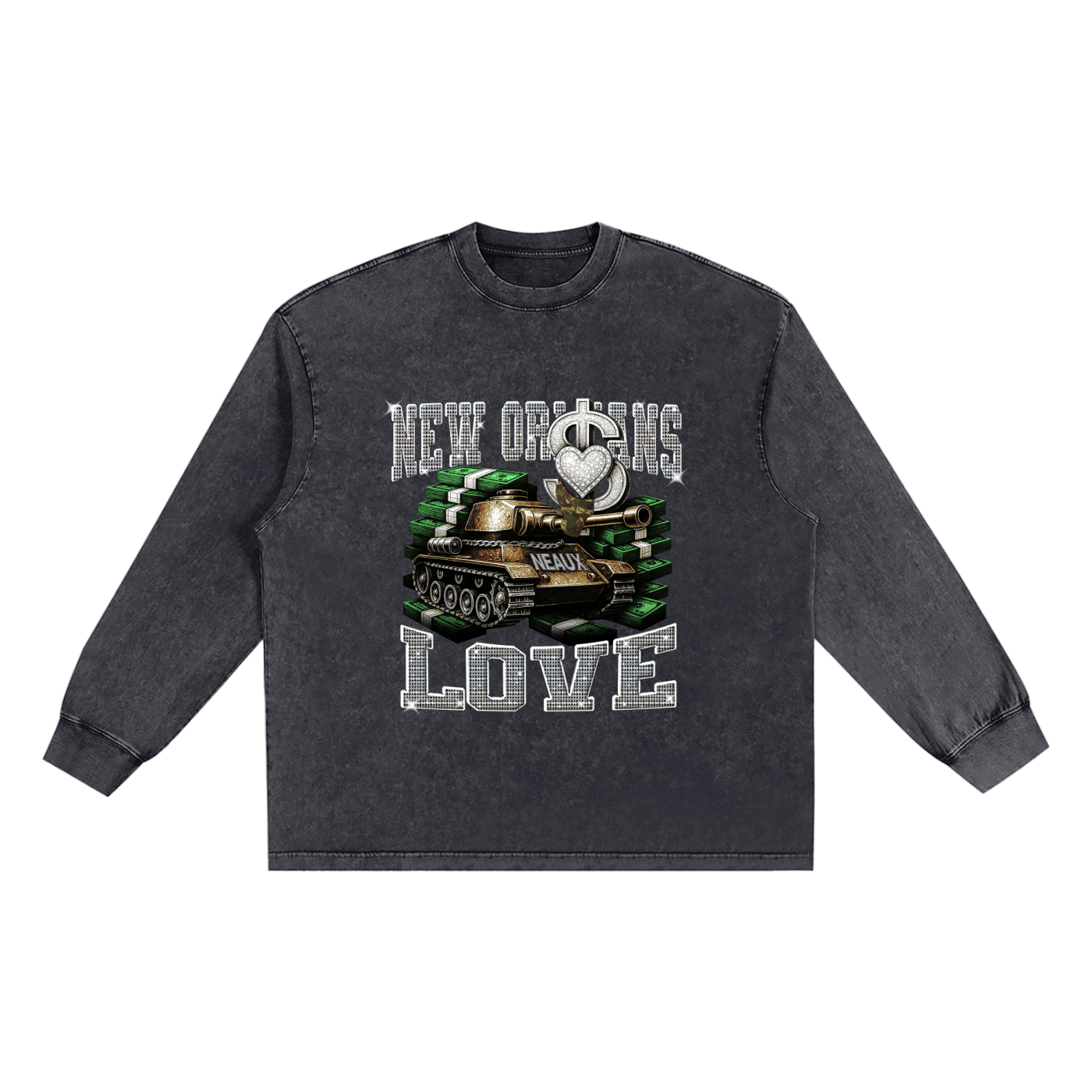 ⚜️ New Orleans Love “Battle Tank” Long Sleeve