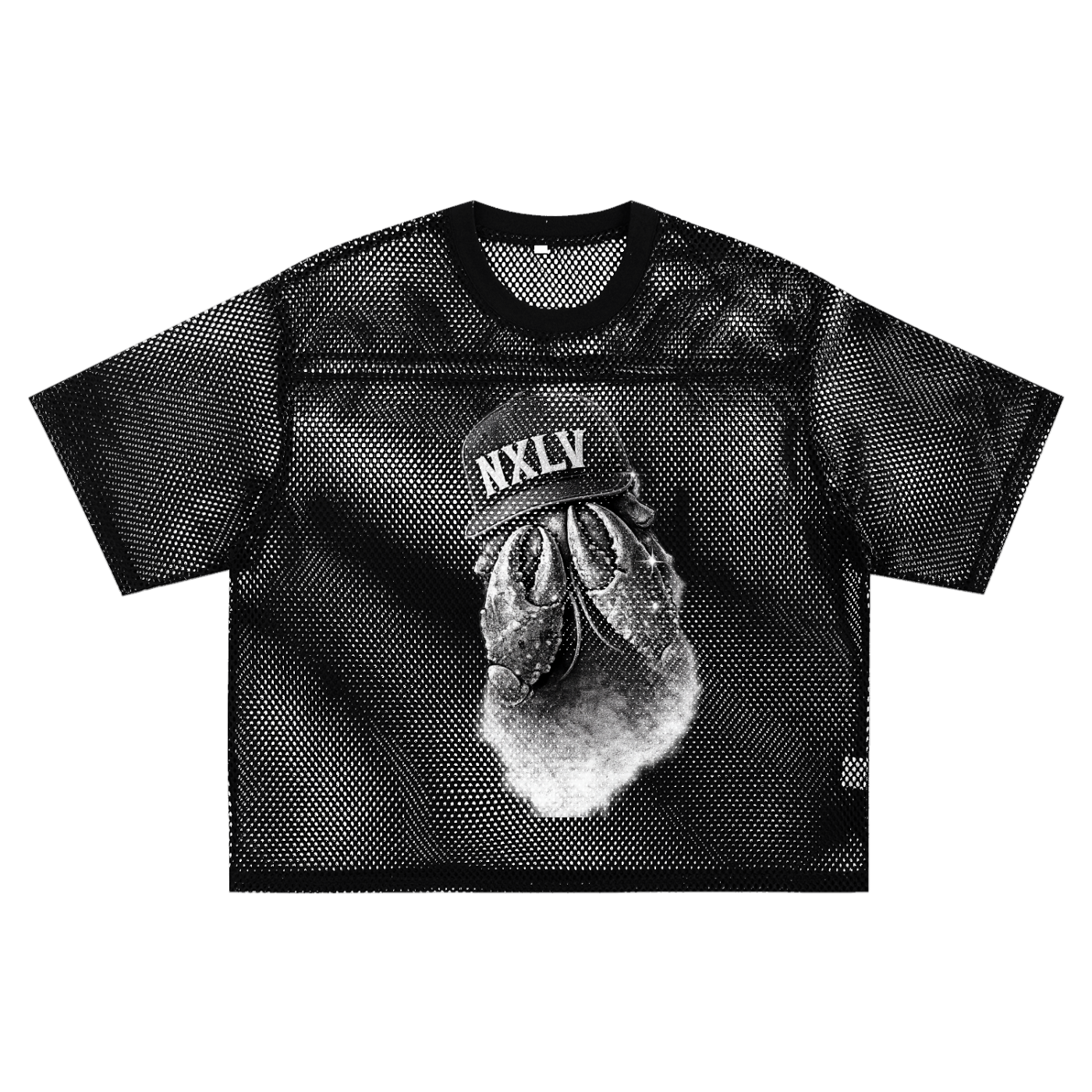 See-through Boxy Net T-Shirt