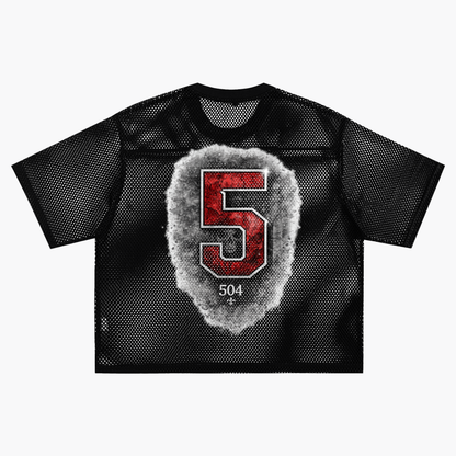 See-through Boxy Net T-Shirt