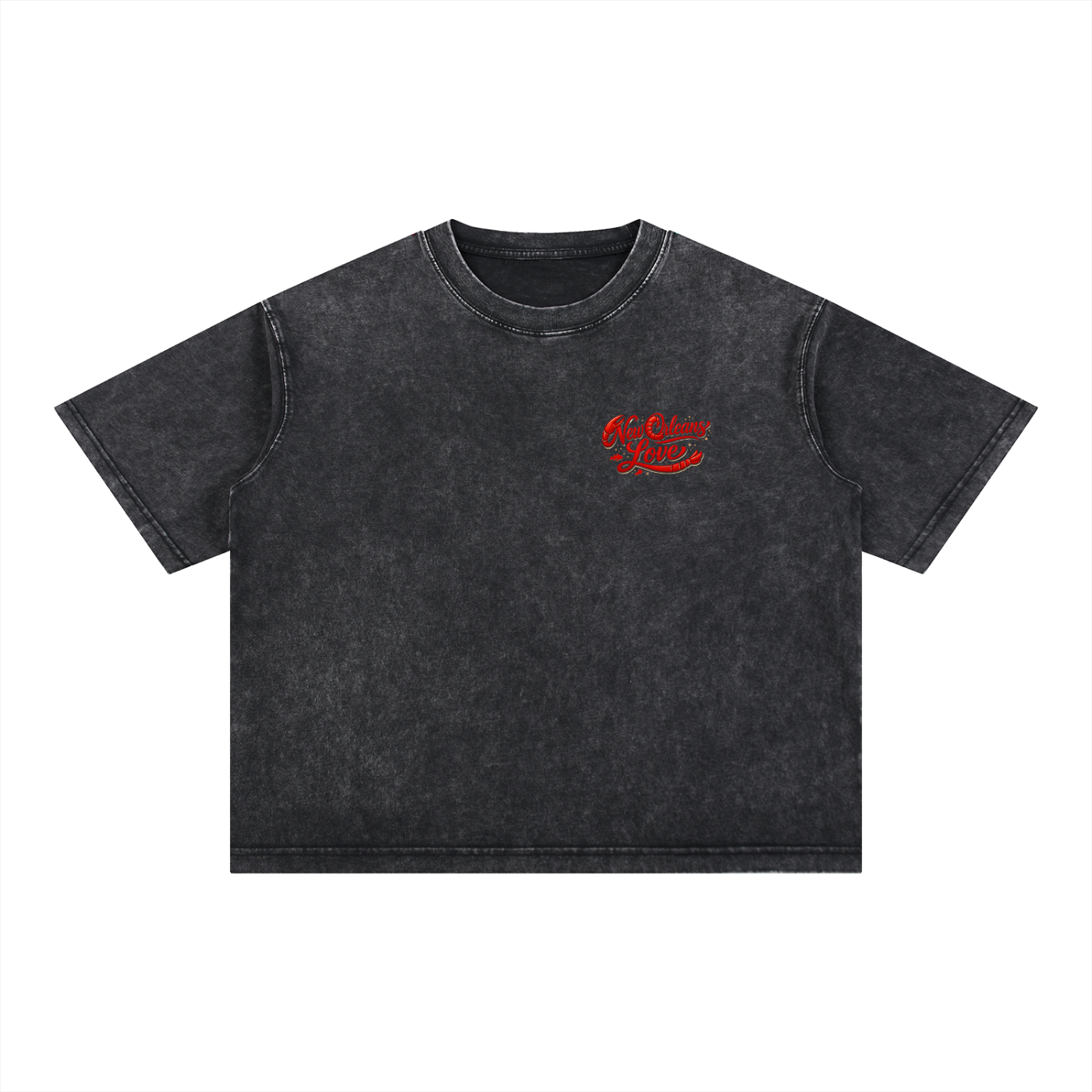 Mineral Wash Boxy Cotton T-Shirt