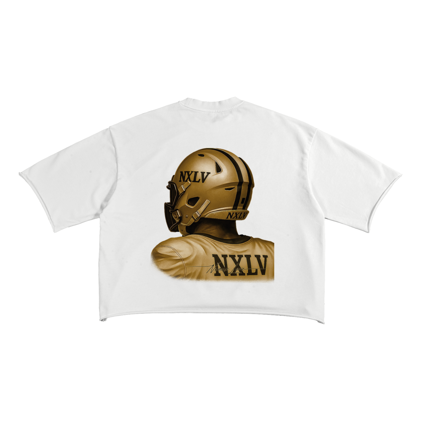 French Terry Raw Edge T-Shirt