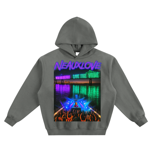 Fleeced Boxy Hoodie