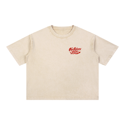 Mineral Wash Boxy Cotton T-Shirt