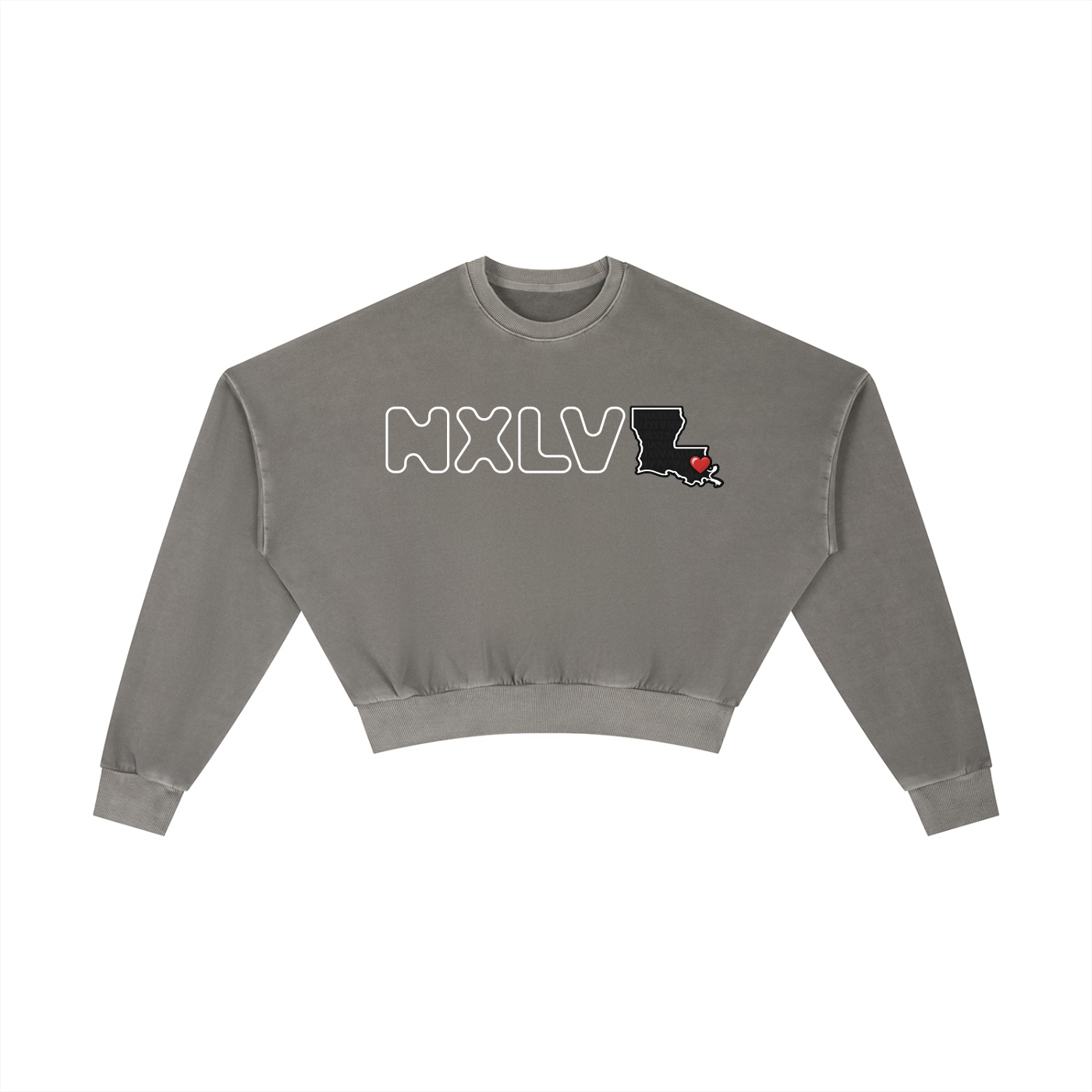 Vintage Washed Cropped Sweatshirt