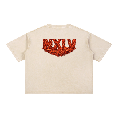 Mineral Wash Boxy Cotton T-Shirt