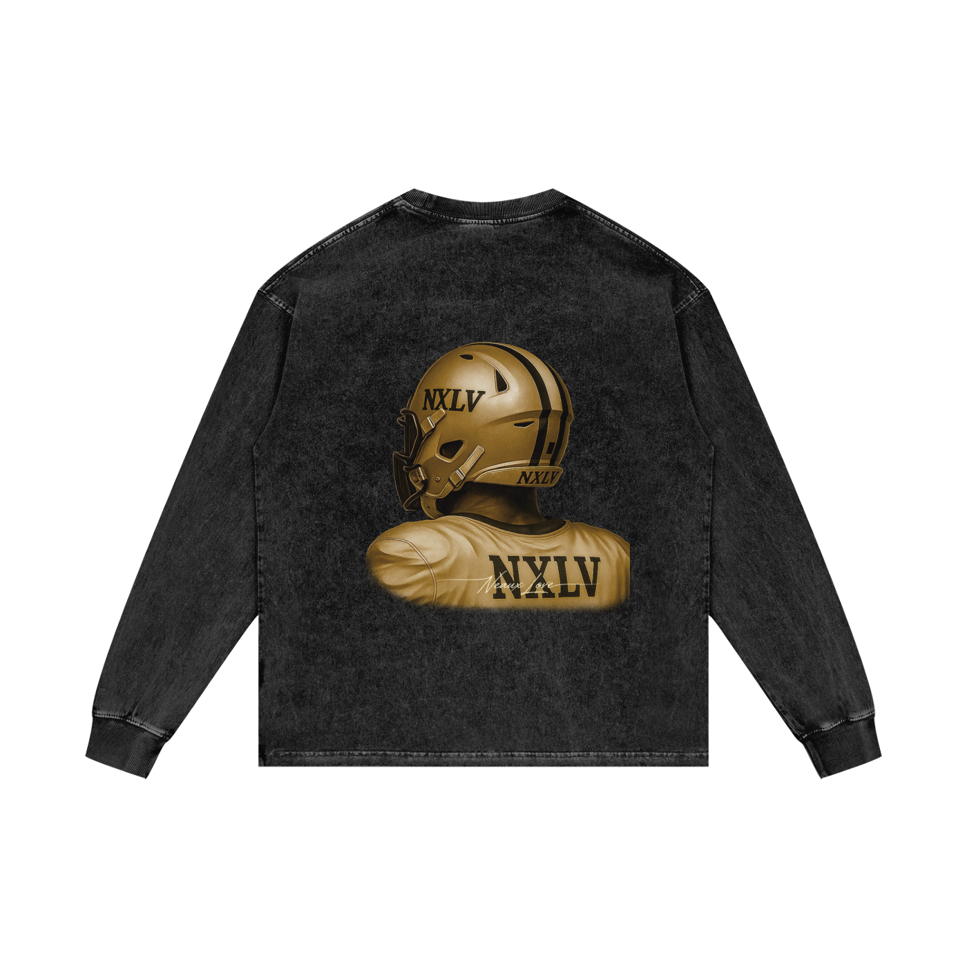 Acid Wash Oversize Long Sleeve T-Shirt