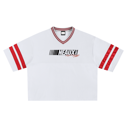 Taped Mesh Boxy T-Shirt