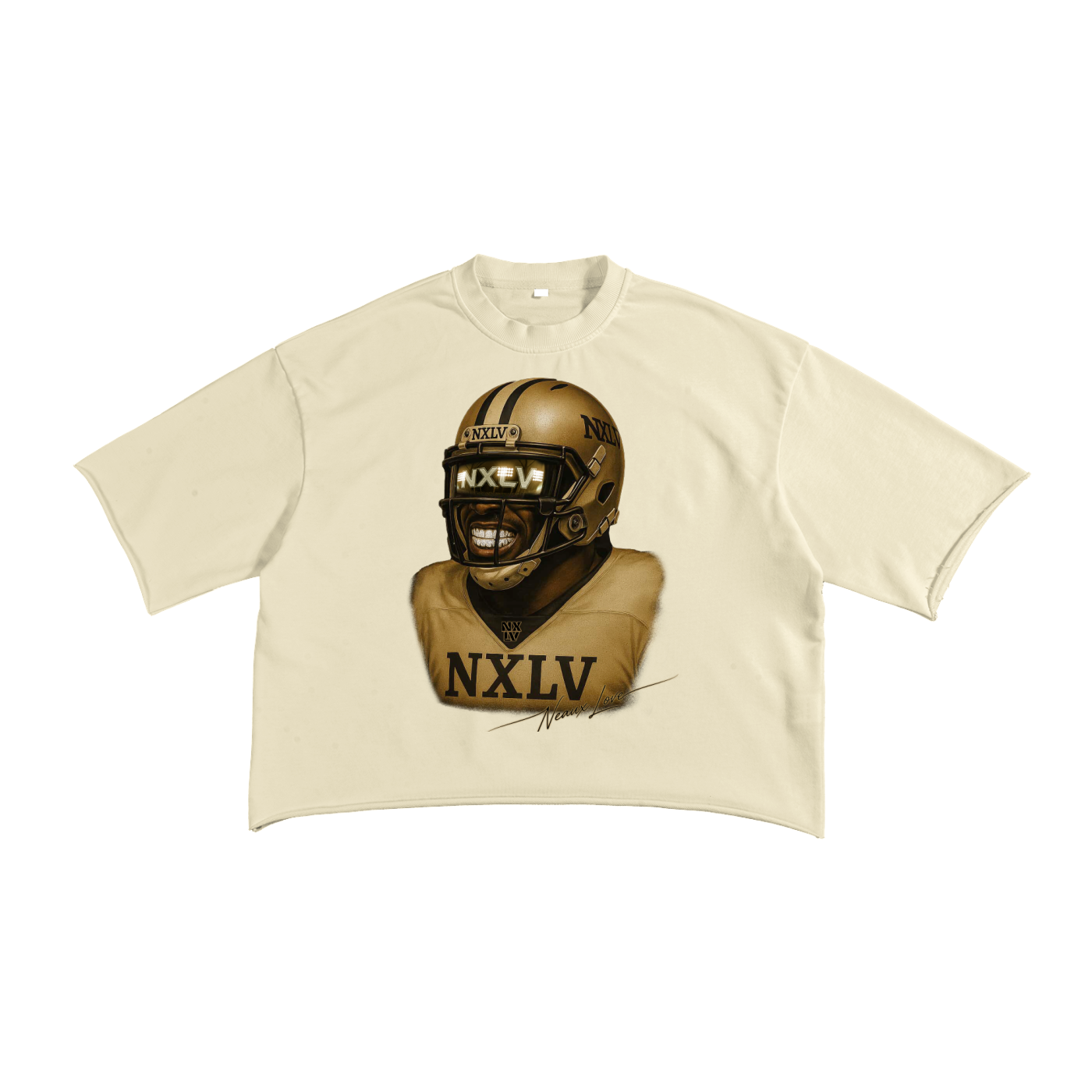 French Terry Raw Edge T-Shirt