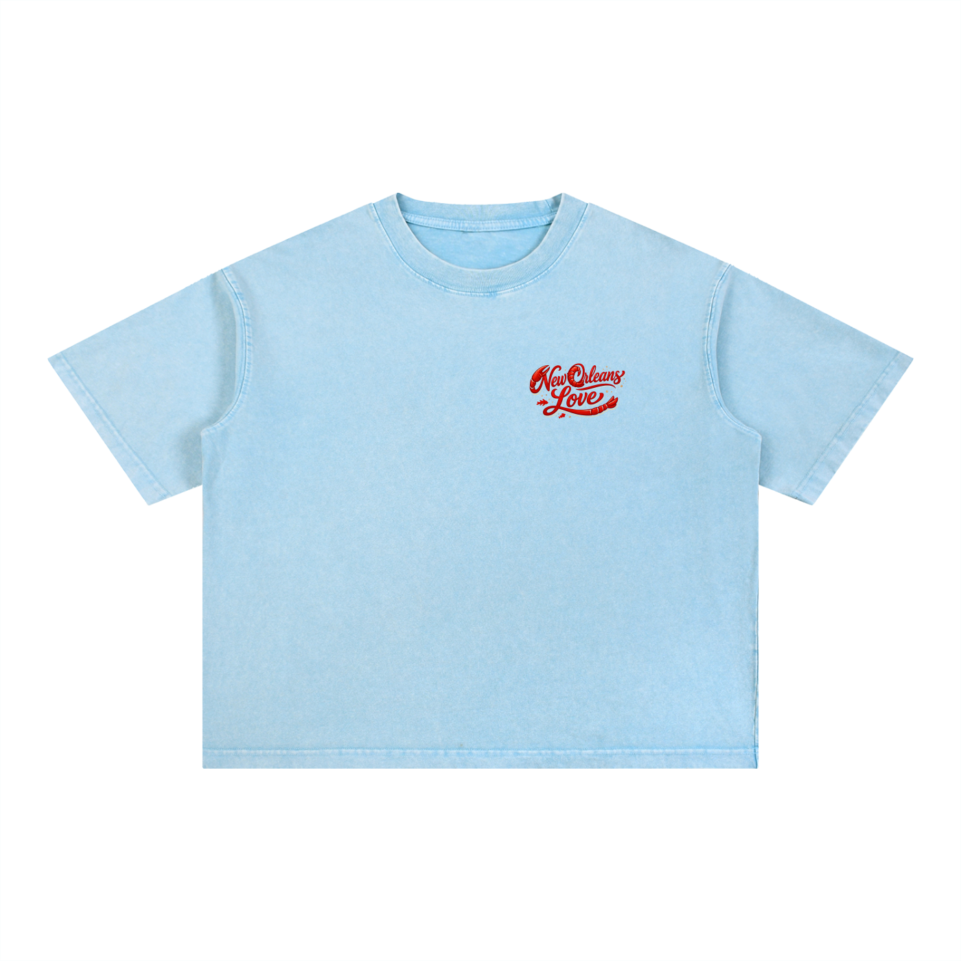 Mineral Wash Boxy Cotton T-Shirt