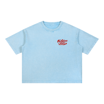Mineral Wash Boxy Cotton T-Shirt