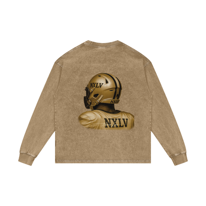 Acid Wash Oversize Long Sleeve T-Shirt