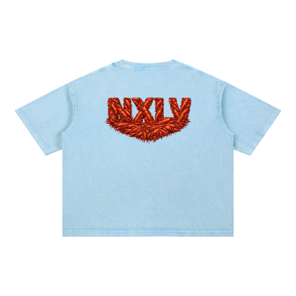 Mineral Wash Boxy Cotton T-Shirt