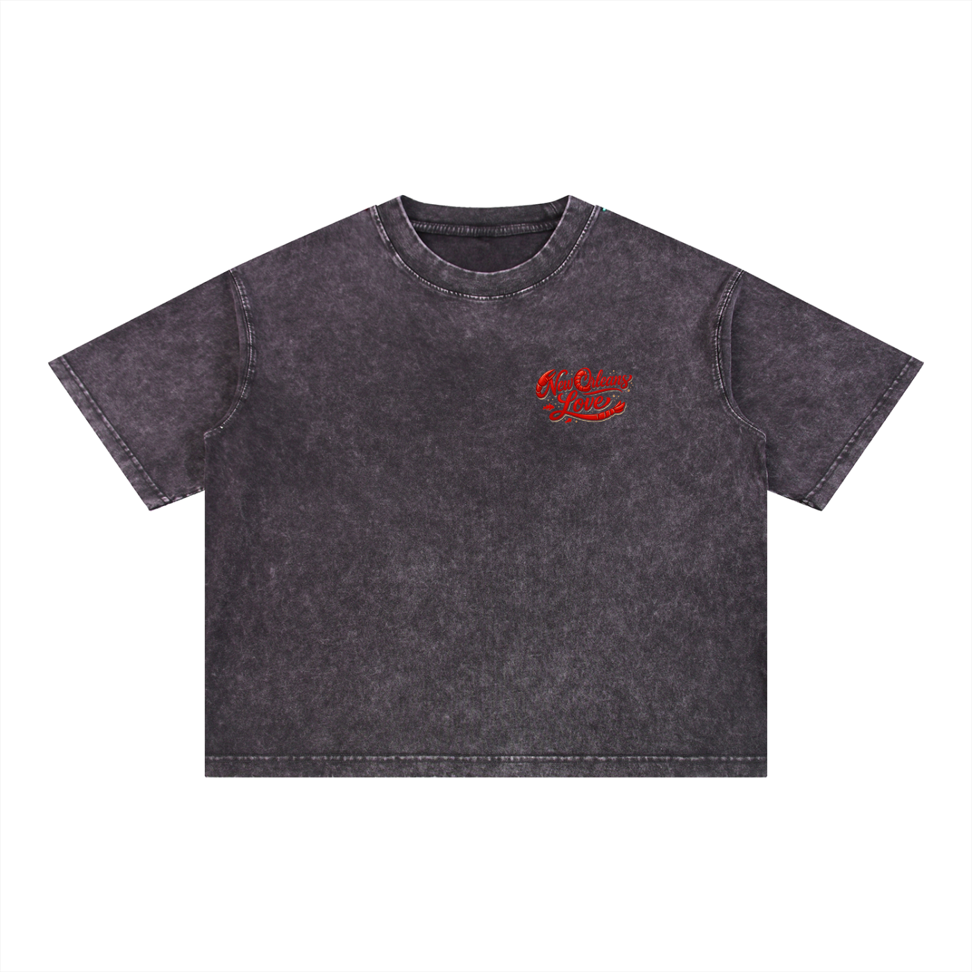 Mineral Wash Boxy Cotton T-Shirt