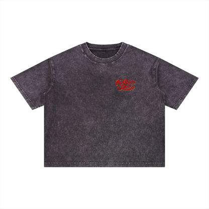 Mineral Wash Boxy Cotton T-Shirt