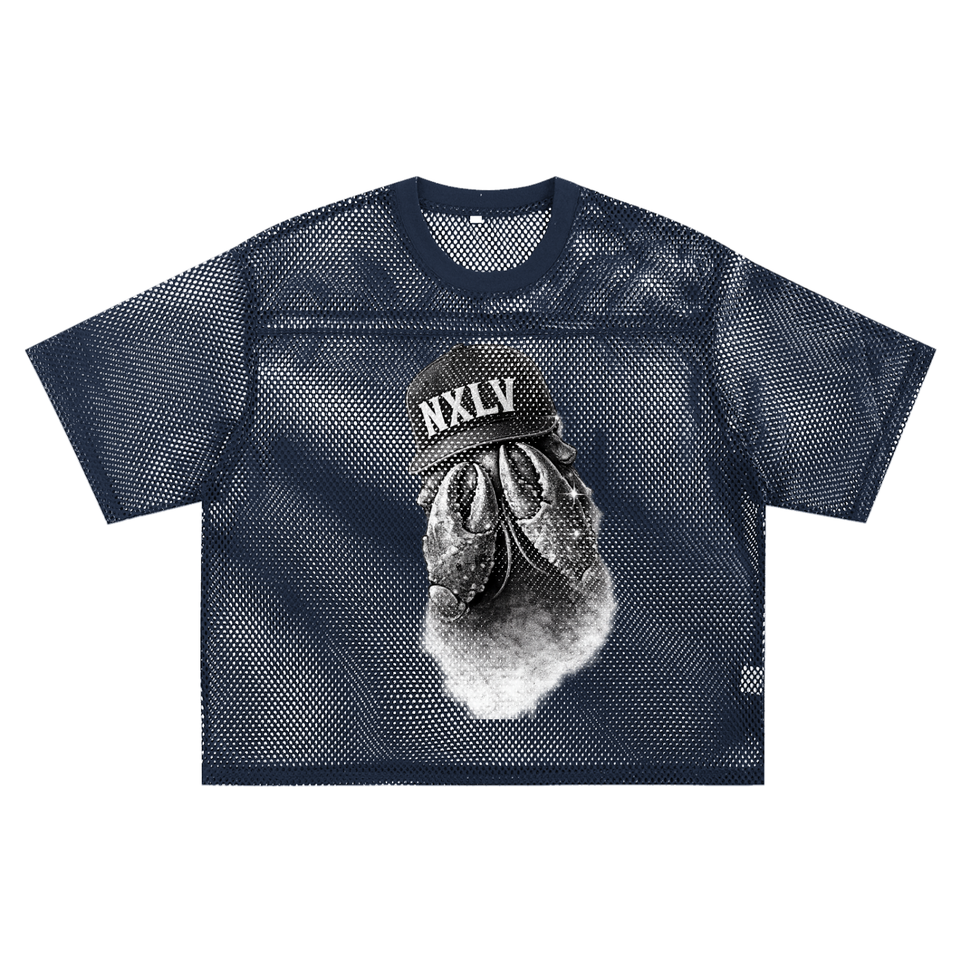 See-through Boxy Net T-Shirt