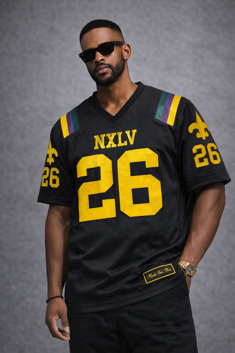 NXLV “Fat Tuesday 26” Mardi Gras Jersey — 2026 Edition MEN JERSEY