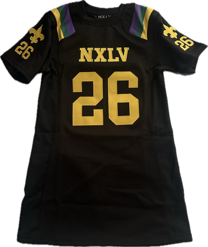 NXLV “26” Mardi Gras Jersey  (WOMEN JERSEY/DRESS)