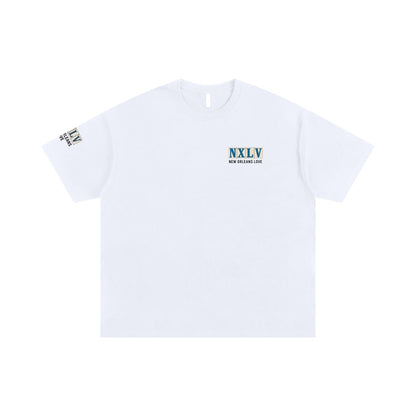 NXLV “504 Tile” Classic Tee – White
