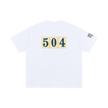 NXLV “504 Tile” Classic Tee – White