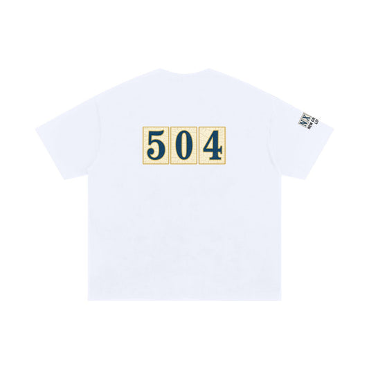 NXLV “504 Tile” Classic Tee – White