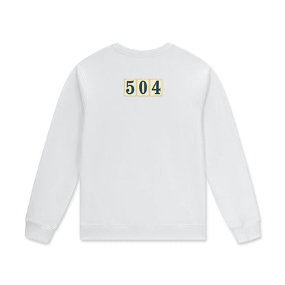 NXLV “504 Tile” Classic Crewneck – White