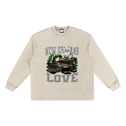 ⚜️ New Orleans Love “Battle Tank” Long Sleeve