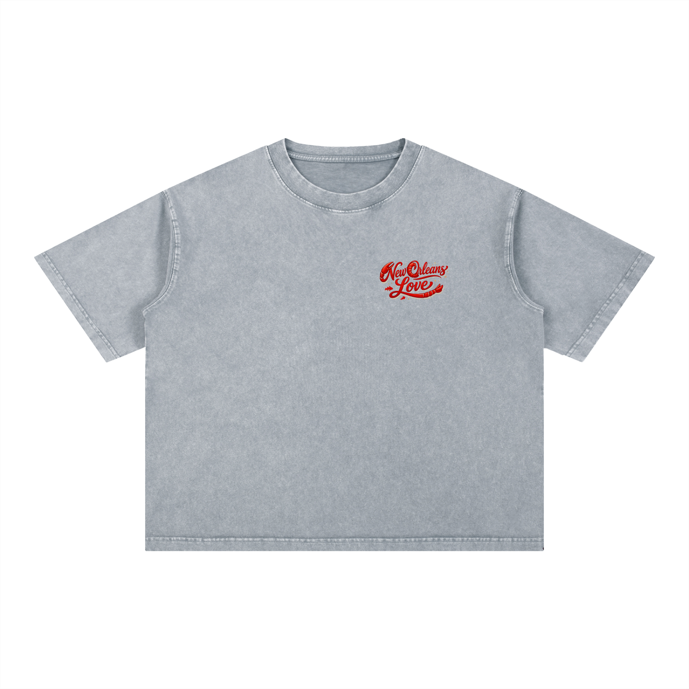 Mineral Wash Boxy Cotton T-Shirt