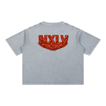 Mineral Wash Boxy Cotton T-Shirt