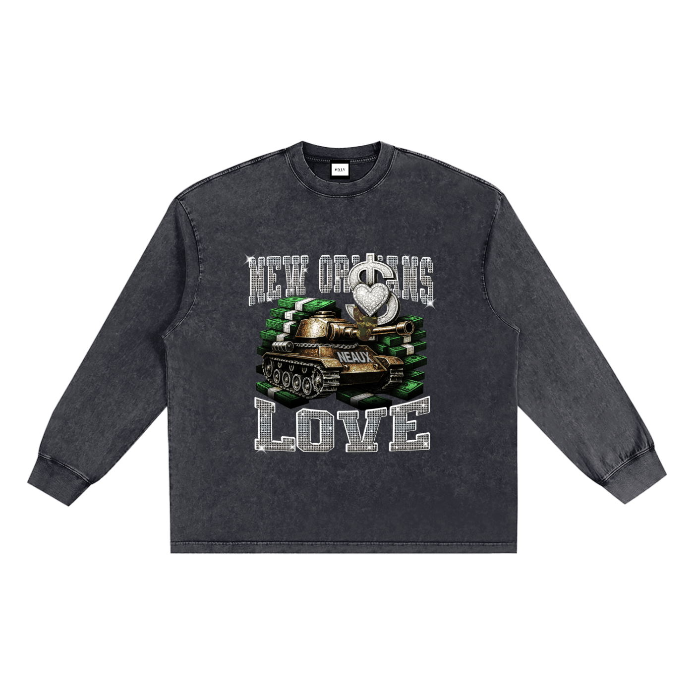 ⚜️ New Orleans Love “Battle Tank” Long Sleeve