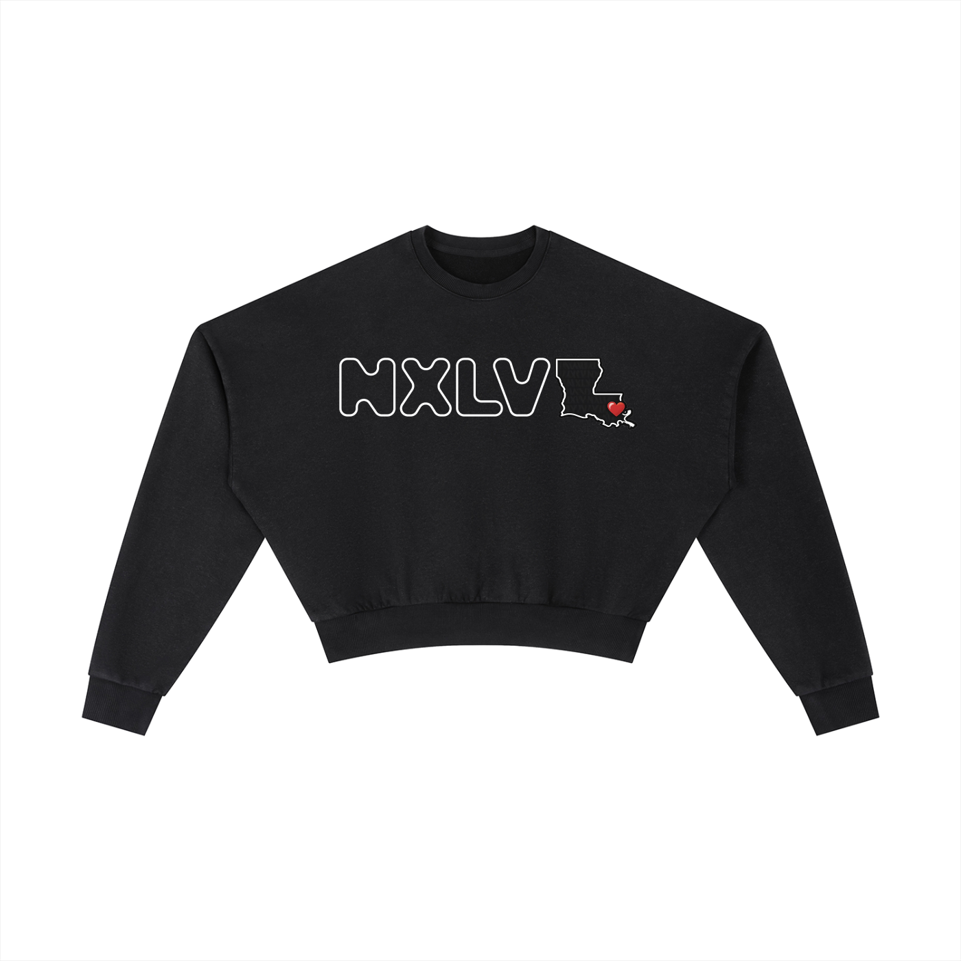 Vintage Washed Cropped Sweatshirt