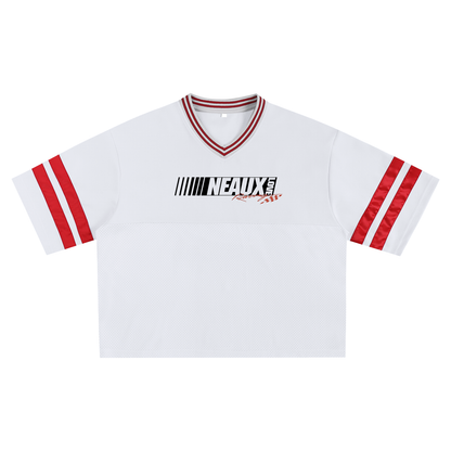 Taped Mesh Boxy T-Shirt