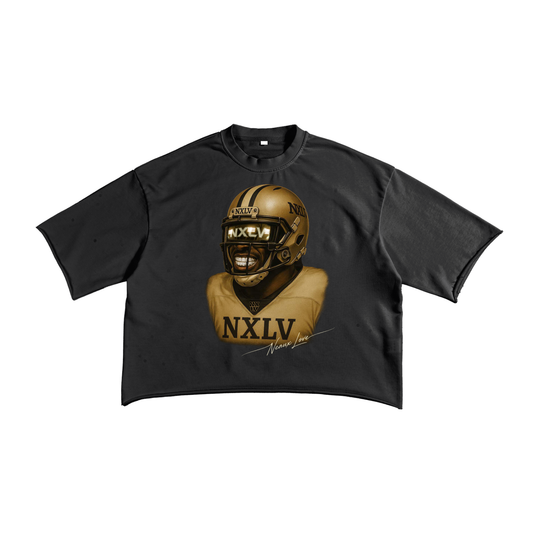 French Terry Raw Edge T-Shirt