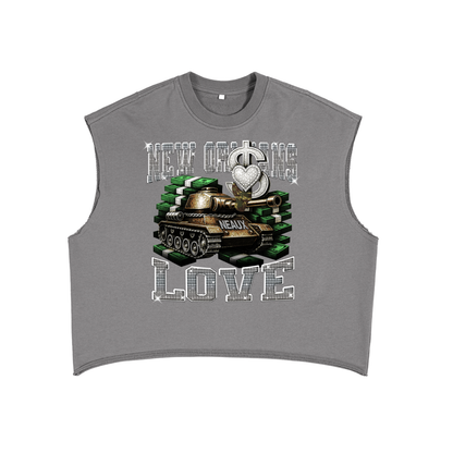 French Terry Boxy Tank Top