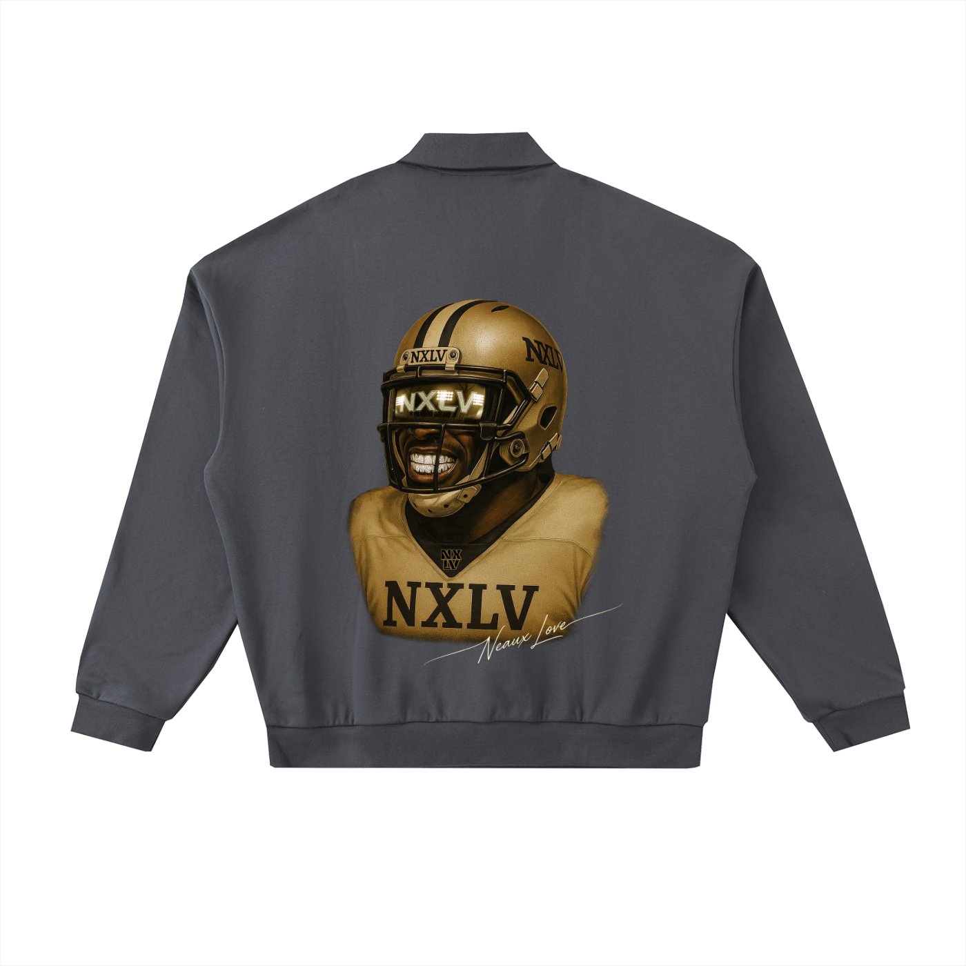 Heavyweight Fleece Polo Sweatshirt