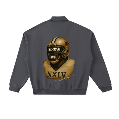 Heavyweight Fleece Polo Sweatshirt