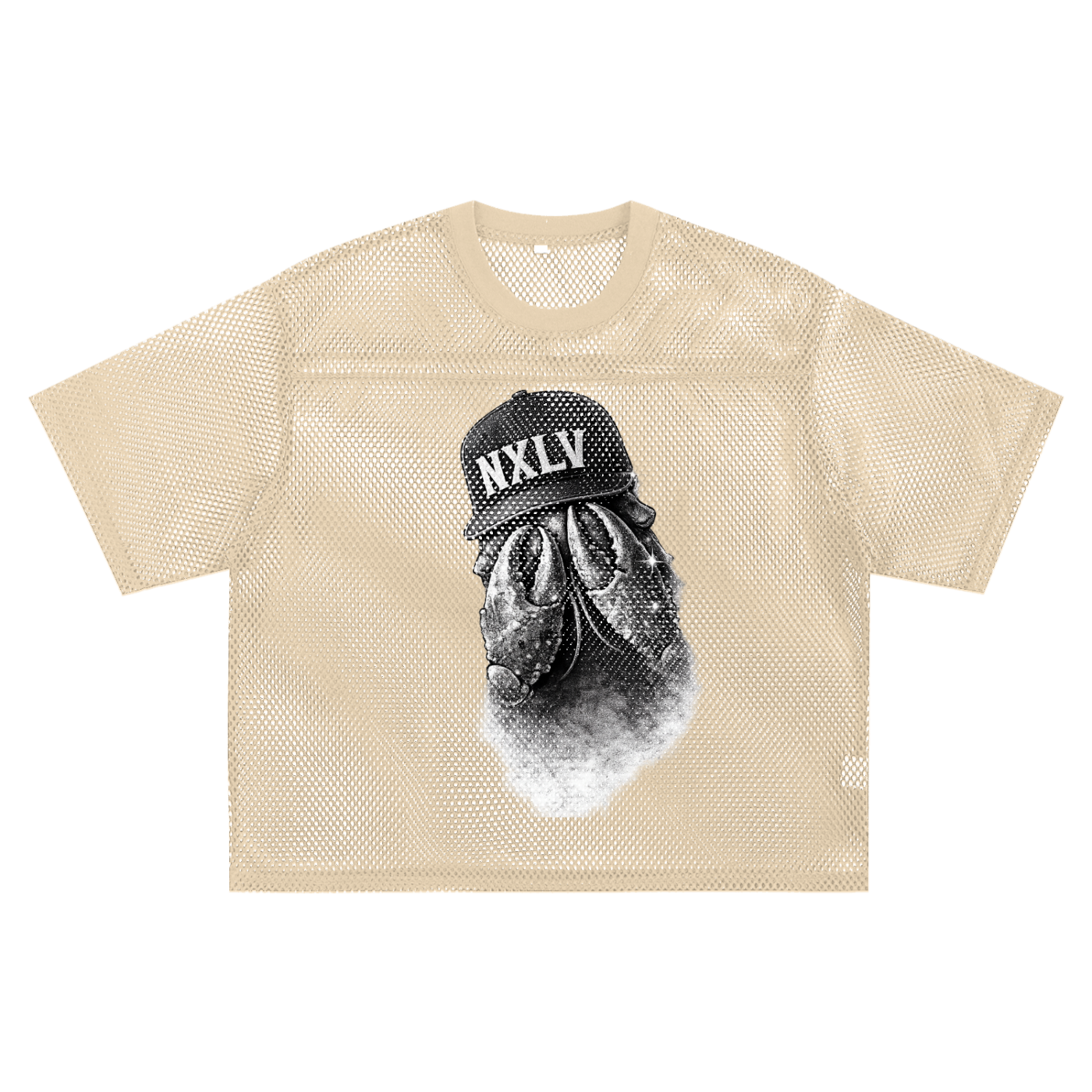 See-through Boxy Net T-Shirt