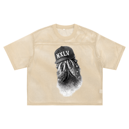 See-through Boxy Net T-Shirt